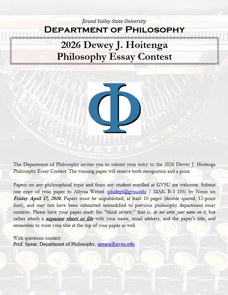 Hoitenga Essay Contest. More Information Is In The Caption